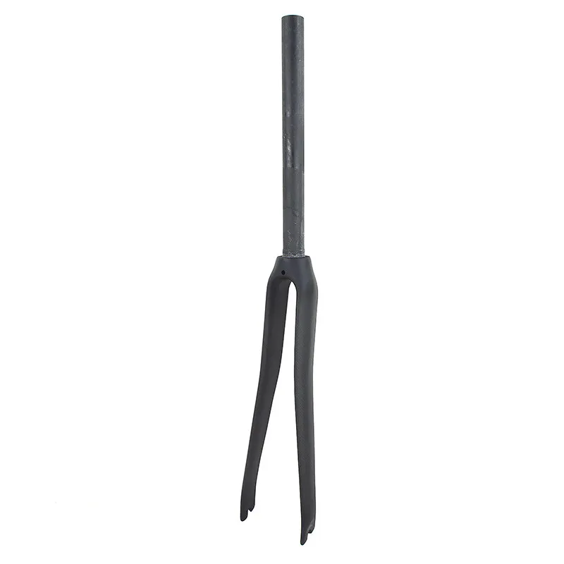 Classic 700C Road Fixed Gear Track Bike glossy matt 3K/UD/12K Full Carbon Fiber Bicycle Front Fork view 3