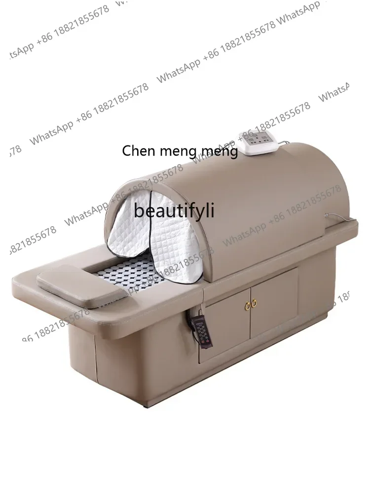 

xqSmokeFree Moxibustion Bed Electronic Bed Fumigation Hot Compress Home Whole Body Moxibustion Beauty Salon Infrared Physiothera