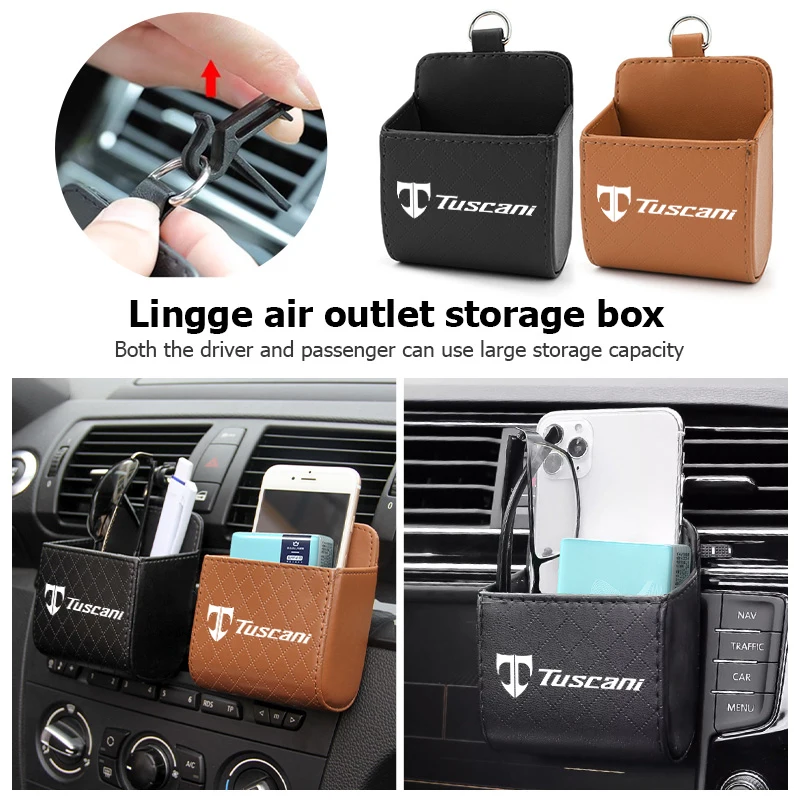 Кожаный салон автомобиля, ящик для хранения вентиляционных отверстий, мини-чехол для хранения очков для телефона Hyundai NLINE I30 I20 Venue Veloster IX35 I40 IX20 Кожаный салон автомобиля, ящик для хранения вентиляционных отверстий, мини-чехол для хранения очков для телефона Hyundai NLINE I30 I20 Venue Veloster IX35 I40 IX20