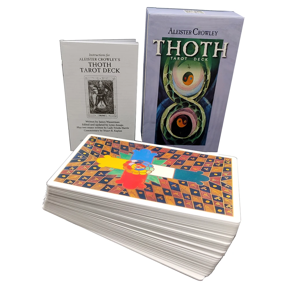 higher quality Thoth Divination Tarot Deck with Guidebook astrological attributions described