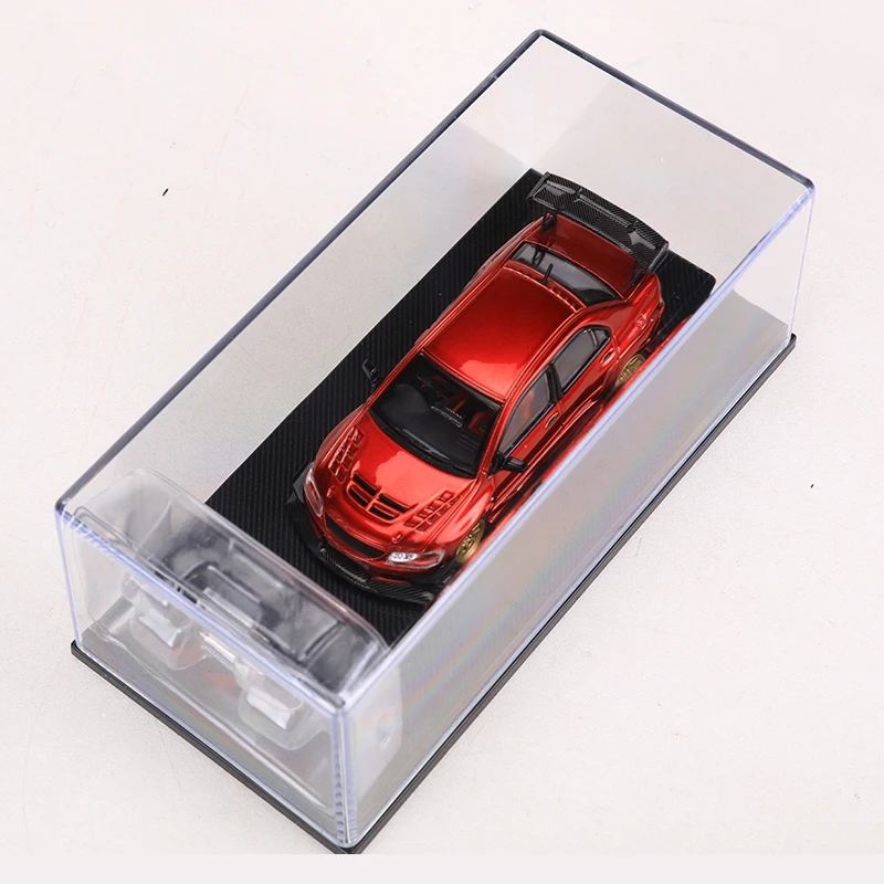 CM MODEL 1:64 Lancer Evolution 10 IX Red/Red Carbon Alloy Model Car