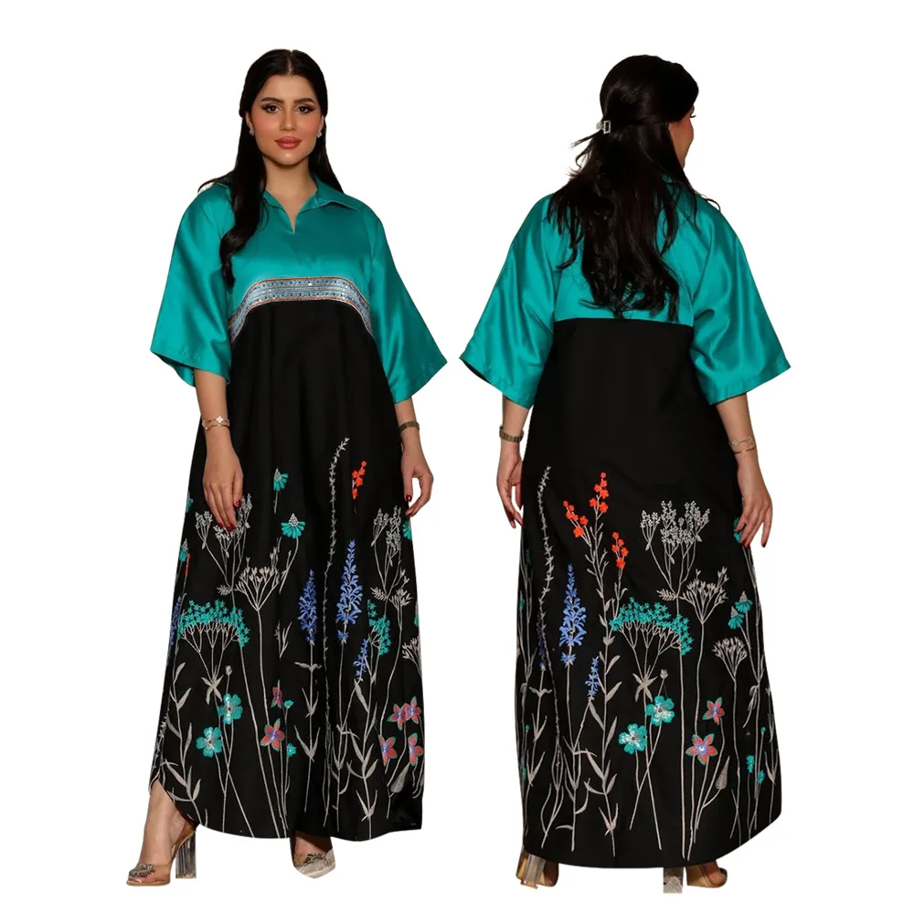 Eid Muslim Abaya for Women Summer Dresses Jalabiya Print Ramadan Morocco Dubai Vestidos Islam Arab Long Robe Abayas Kaftan