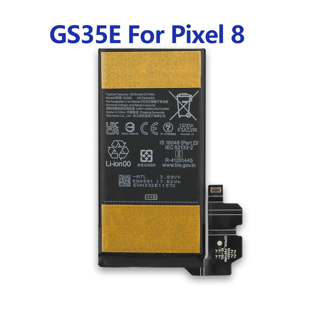 Replacement Phone Battery GS35E For Google Pixel 8 GUKD8 For Google Pixel 8P Rechargable Batteries Production in 2024