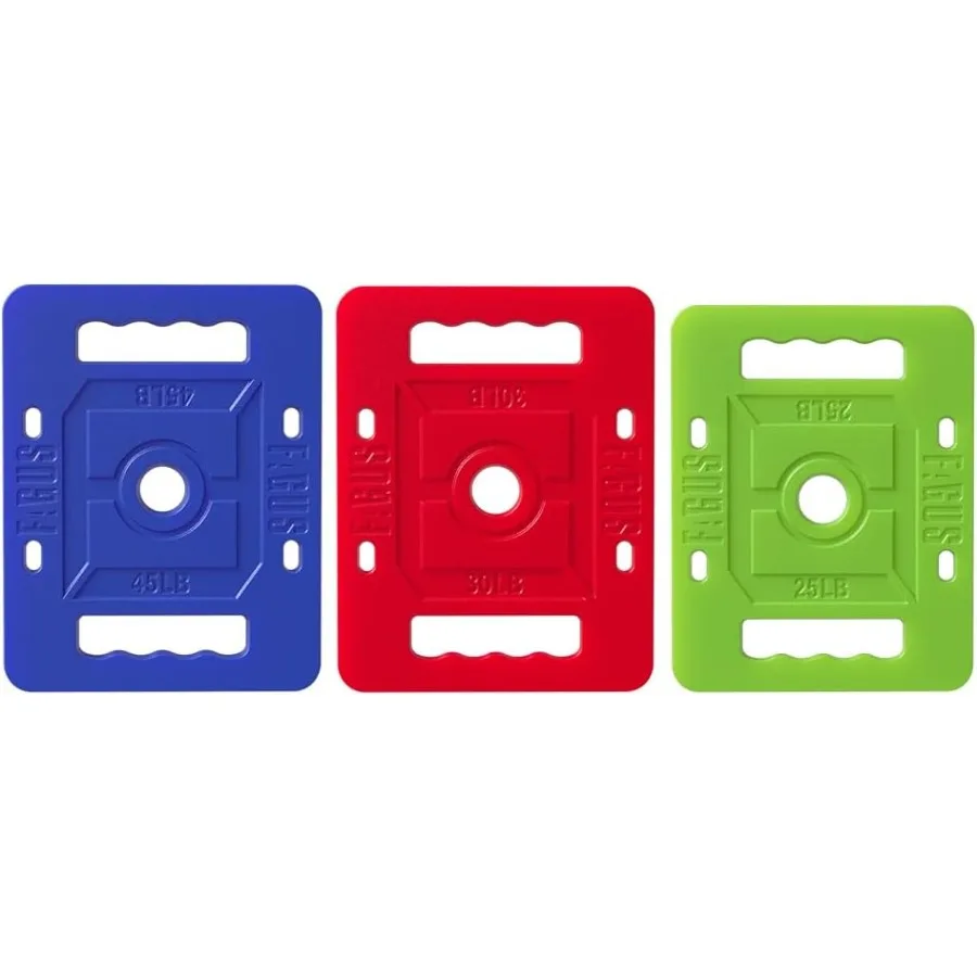 

Color Coated 2-Inch Cast Iron Rucking Weights for Outdoor Rucking Functional Training Swings Squats Deadlifts Solid Cast Iron W