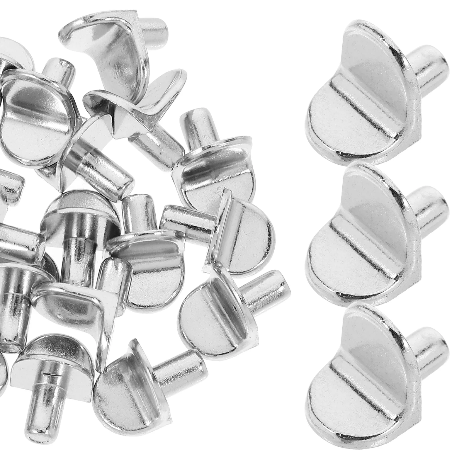 

20 Pcs Furniture Cabinet Glass Plate Holder Shelf Clips Pegs for Shoe Rack Kitchen Bracket