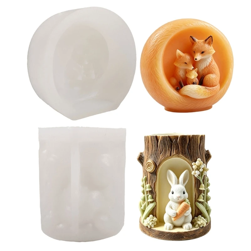 Kerzenform für wiederholte handgefertigte dekorative Bastelprojekte, Weihnachtsdekorationen, 3 x – Detail 1