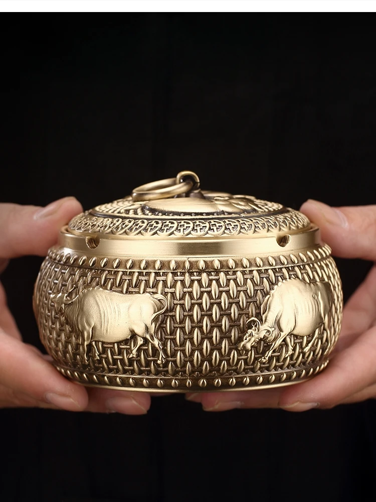 

brass fly ashtray Decoration accessories room Car tea table desk high-end