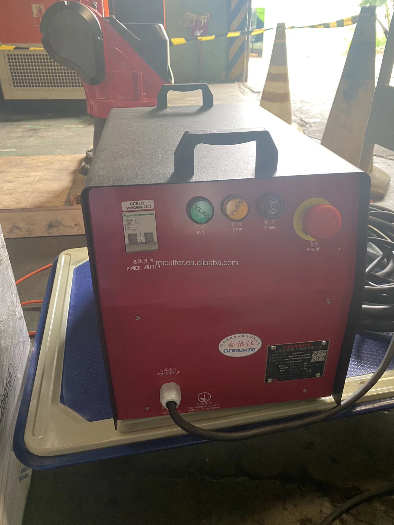 روبوت صناعي 6 محاور MIG نطاق روبوت لحام 1450 مللي متر مع مصدر طاقة MEGMEET Ehave CM350/آلة روبوت لحام #4