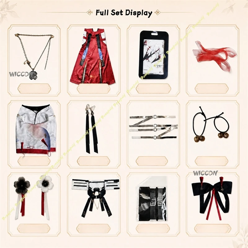 

Wuthering Waves Costume Hiyuki Cosplay Costume High Quality Costume Set With Clothes,Wigs,Shoes Hallowen Play Role Clothes
