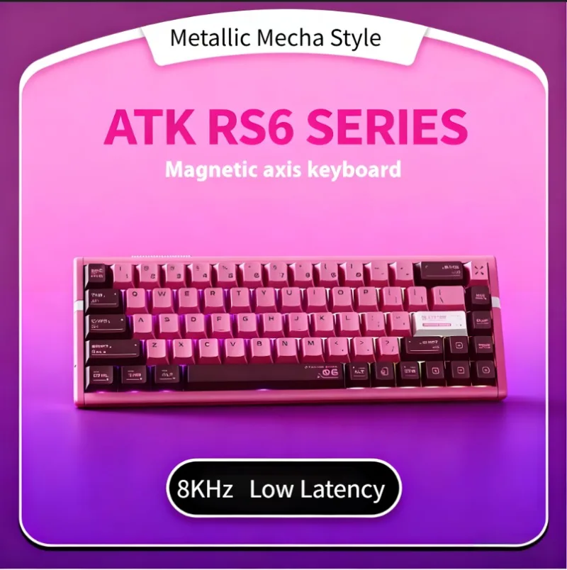 

ATK RS6 PRO/TTC Series Wired Keyboard All-aluminum Magnetic Axis Keyboard RT Hot Swap Custom Keyboard for Esports Gamer
