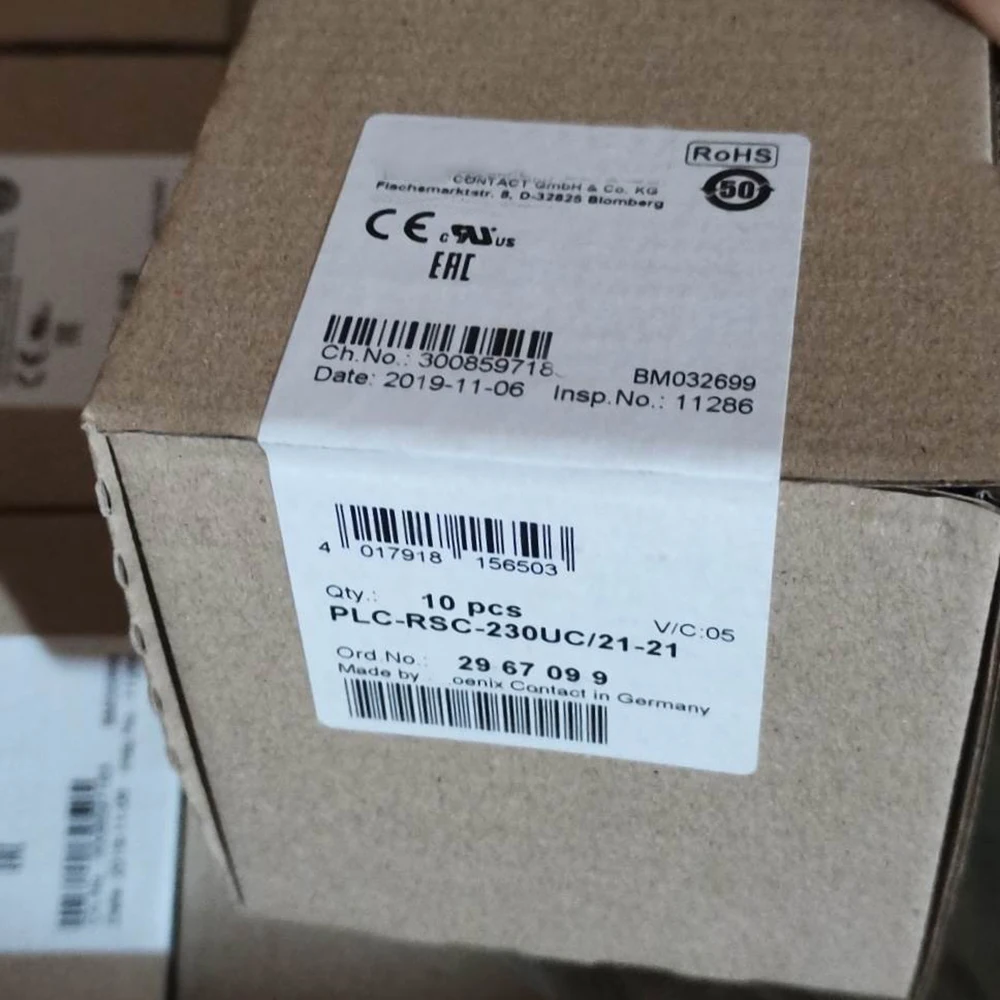 10 PCS New  PLC-RSC-230UC/21-21 Relay Module 2967099