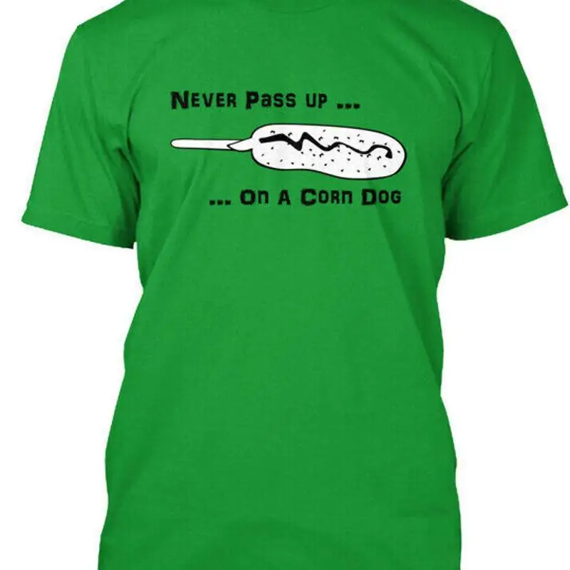 

Футболка Brewstew Corn Dog Never Pass A Premium, сделанная в США, размеры от S до 5XL