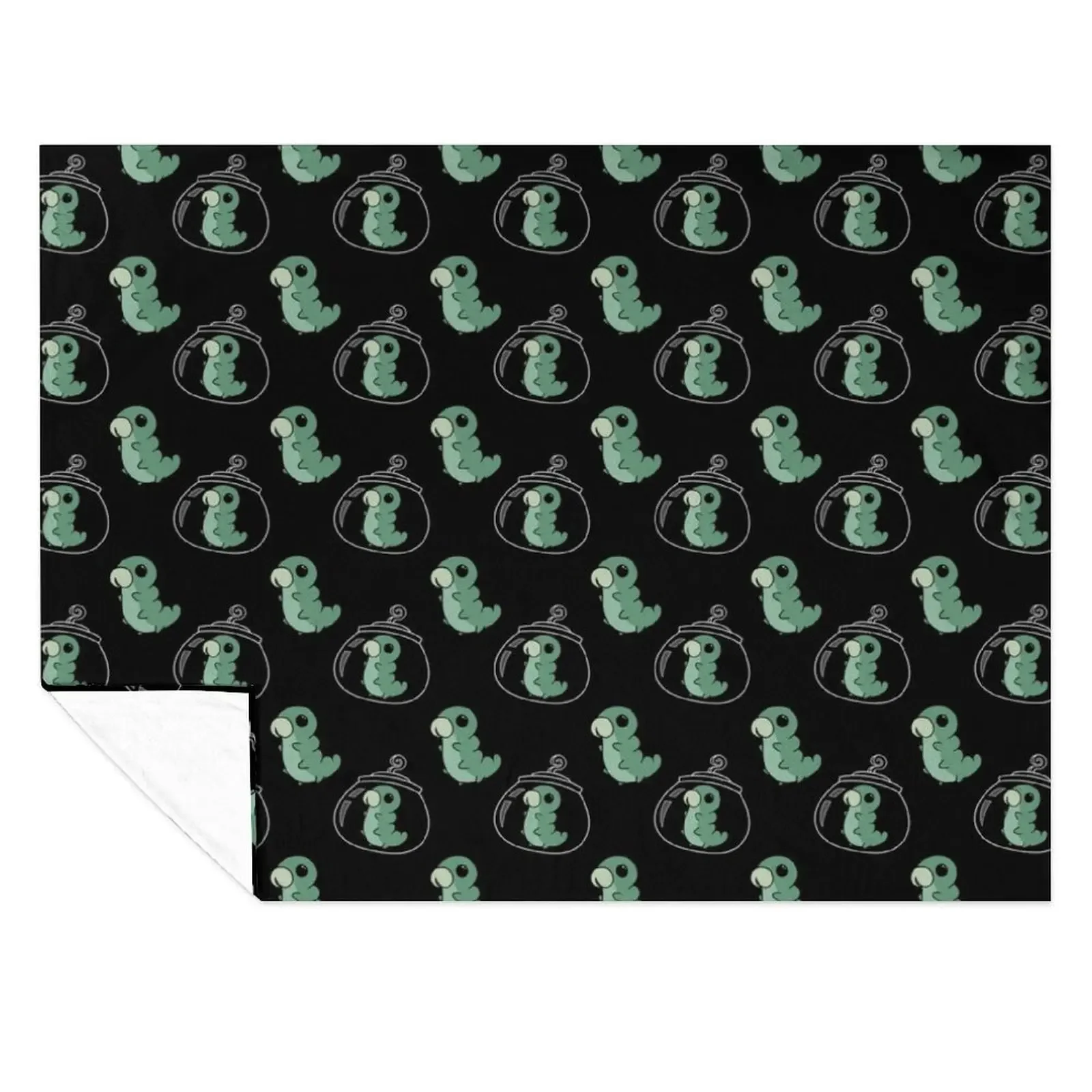 

Hollow Knight Grub pattern Throw Blanket anime Thermals For Travel Extra Large Throw Thin Blankets
