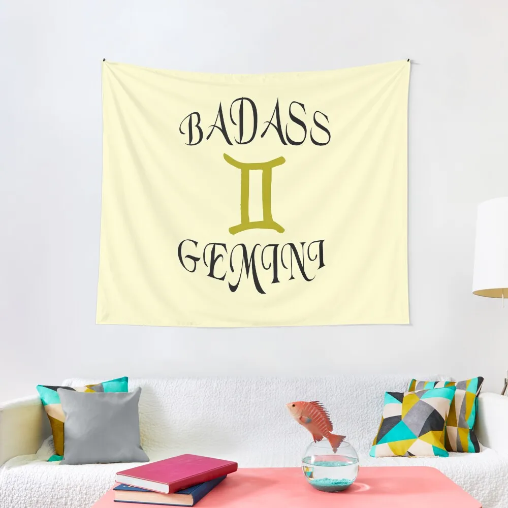 

Gemini Zodiac Funny Badass Surprise Tapestry Decorations For Your Bedroom Wallpaper Hanging Wall Room Decorator Tapestry