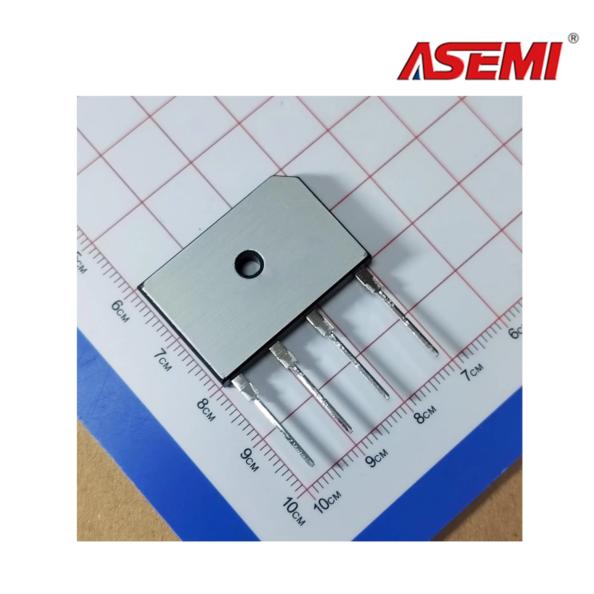 ASEMI D50SB100 D50XB100 DIP-4 Package through Hole Rectifier with Heat Sink for Electronics