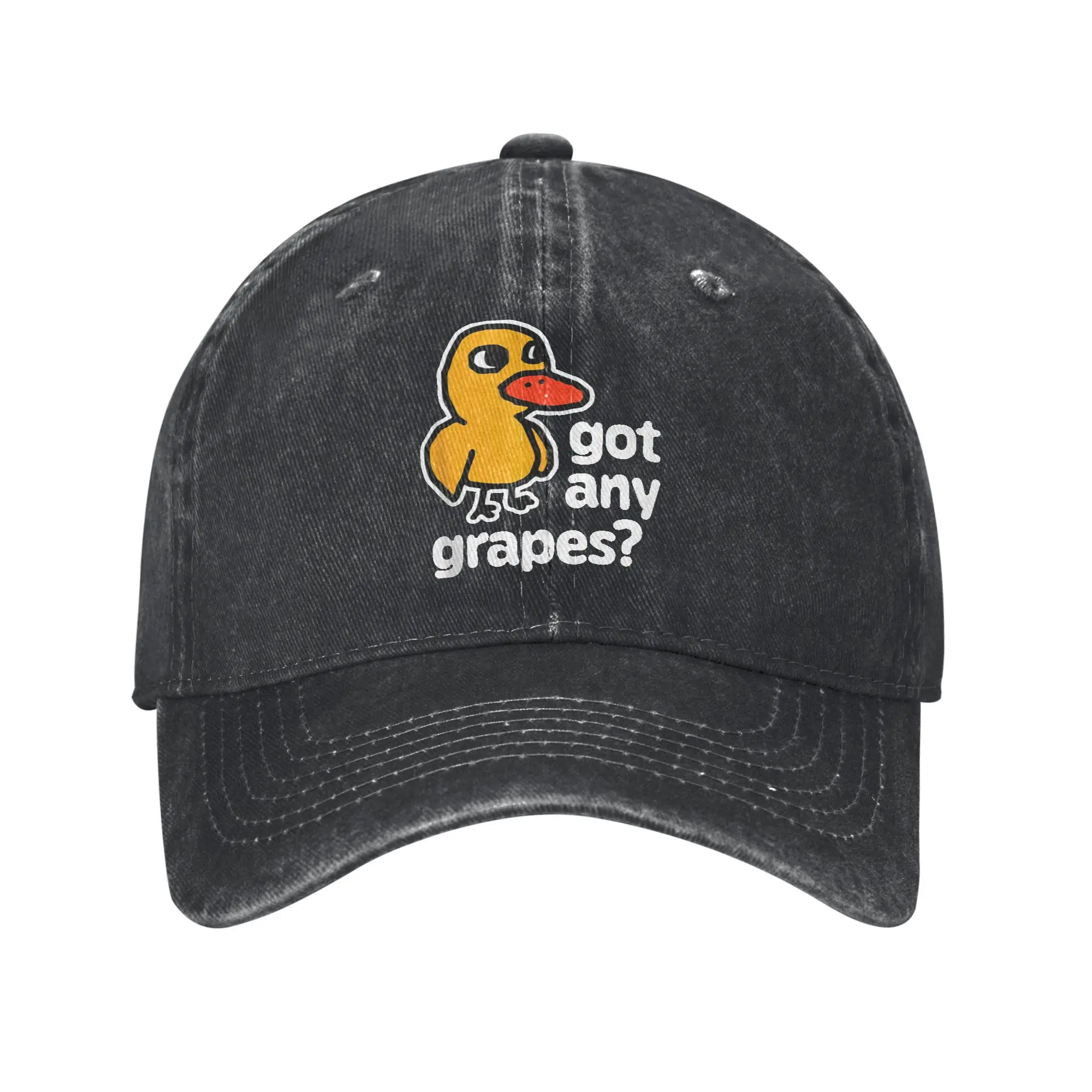 Got Any Grapes Funny Saying The Duck Song Meme Duck Casual Baseball Cap Spring  Trucker Hat High Quality Outdoor Hip Hop Hats