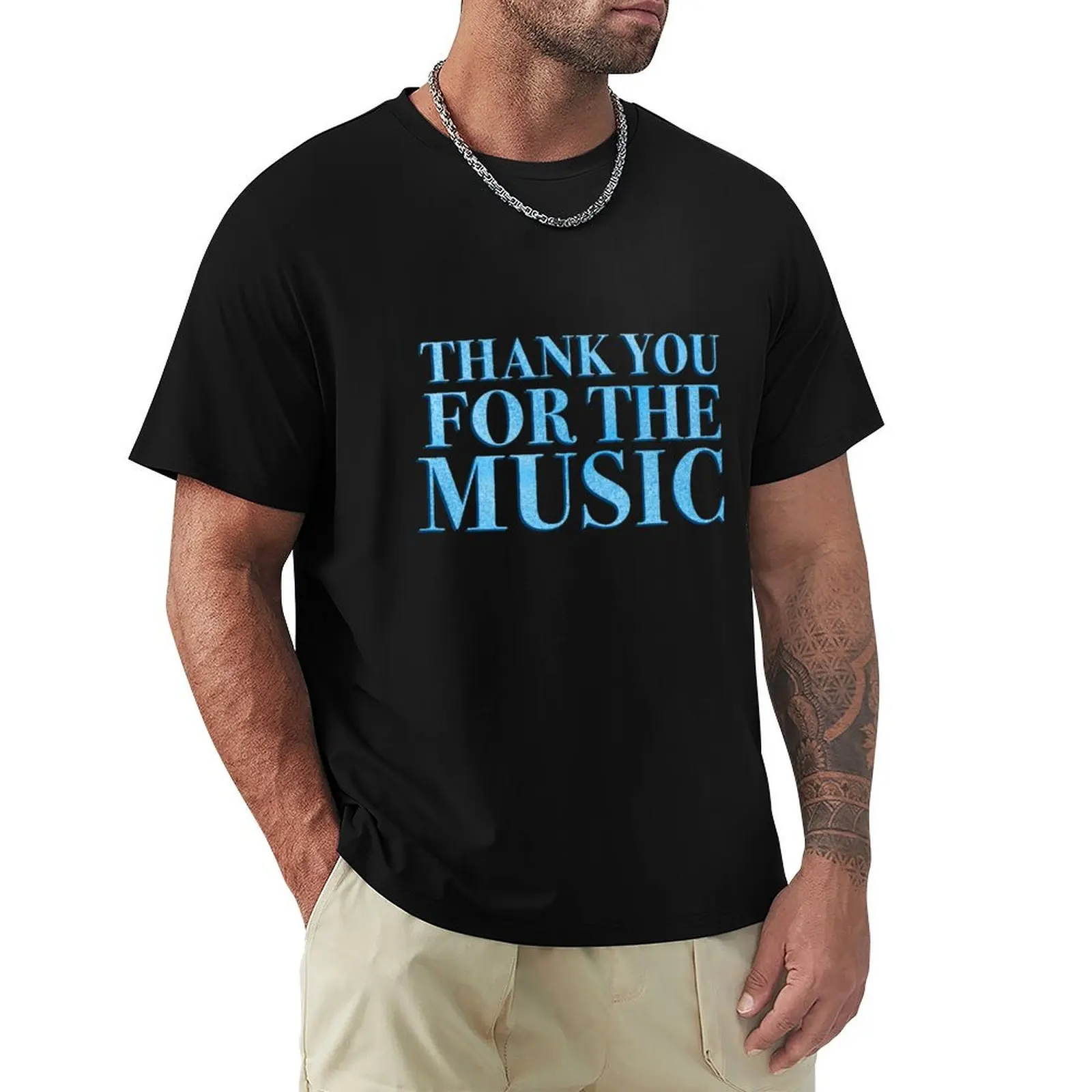 

Thank you for the music T-Shirt anime tshirt clothes men clothes