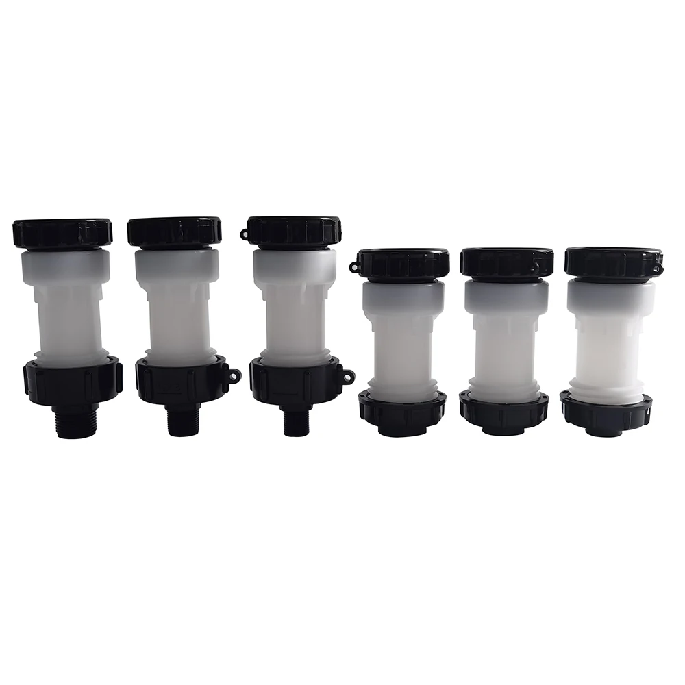 1 Set 3Pc Extension tube IBC S60*6 Water tank outlet connector adapter Faucet connector Water pipe joint garden irrigation