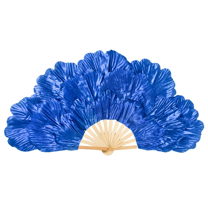 Dance Fan Peony Petal Dance Fan Double Side Yangge Dancing Fans Ventilador Eventail a Main Abanicos Para Boda Abanicos De Mano