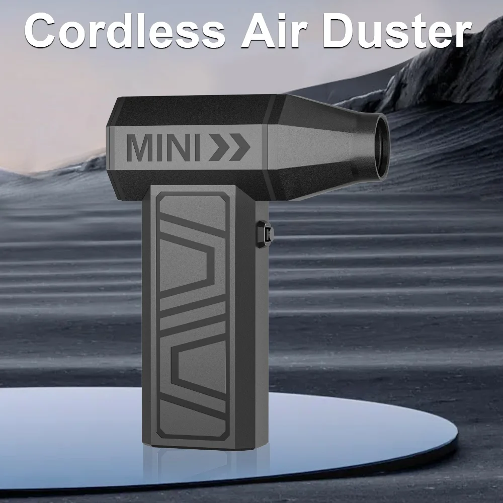 

Car Blowing Snow 130000RPM Turbo Jet Fan 4 Gears adjustable Portable Type-C Charging Cleaning Blower Tool Electric Air Duster