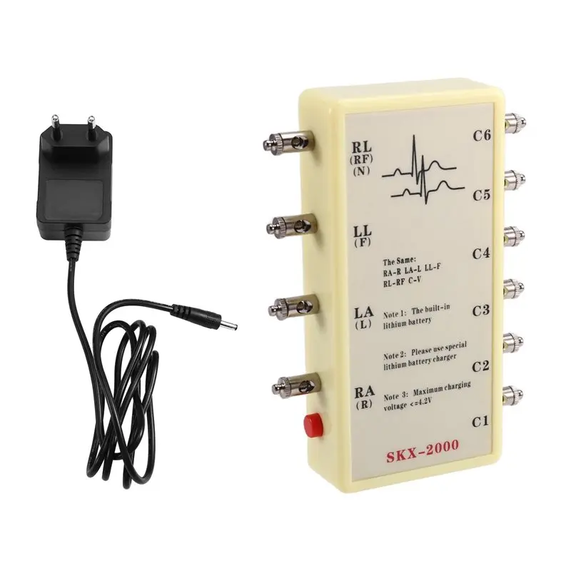[NEW A09R!】 SKX-2000A ECG Signal Generator ECG Emulator For Electrocardiogram Simulations Simulation Instrument EU PLUG