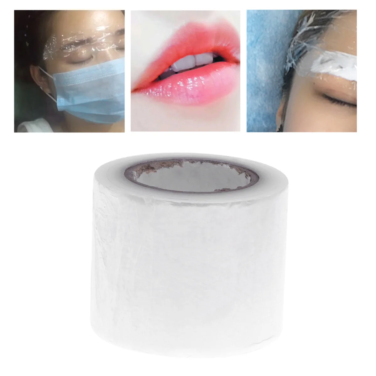 

1 Roll 42mmx200m Eyebrow Tattoo Film High Quality Transparent Wrap for Semi Skin Protection Supplies Accessory