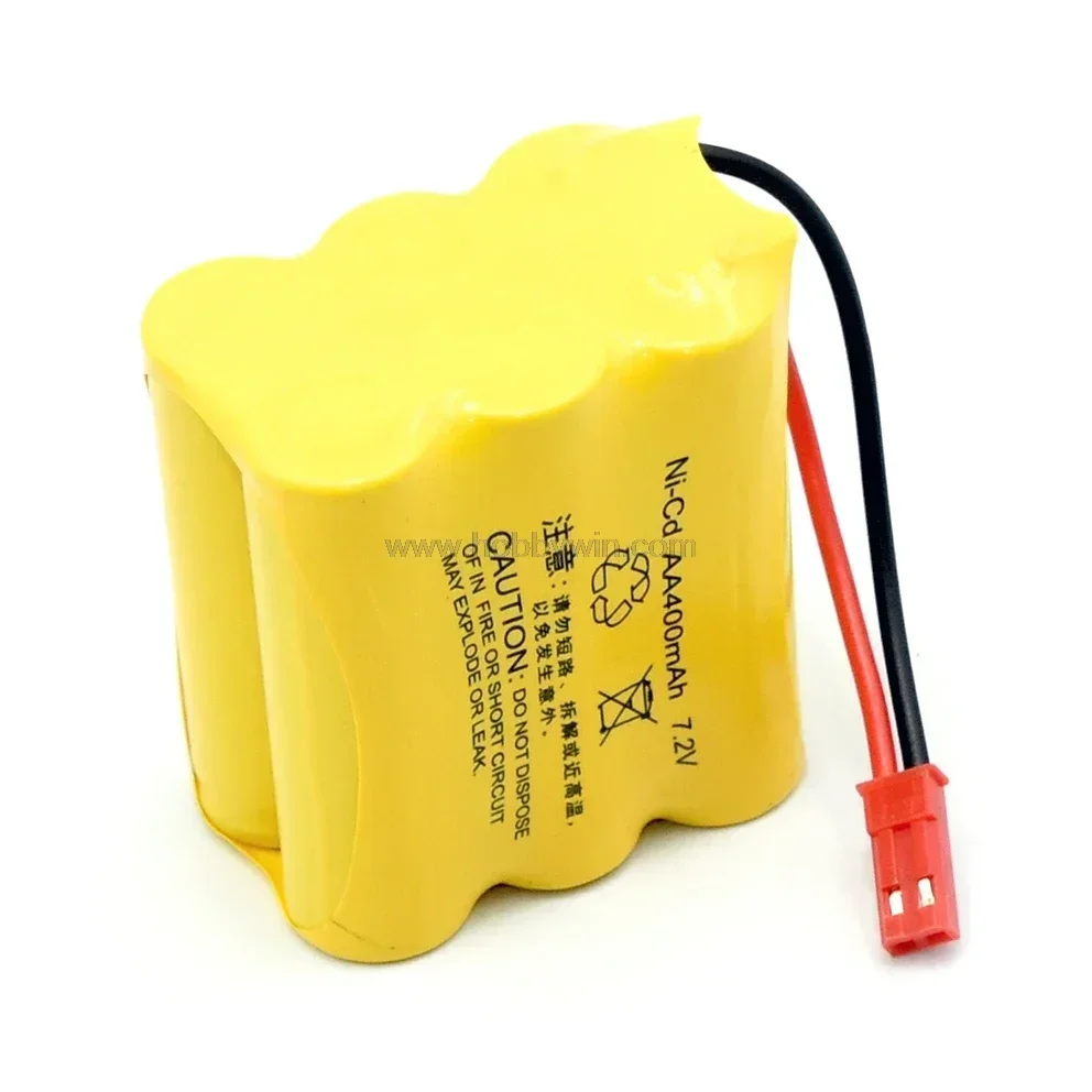 Spina JST per batteria NiCD da 7,2 V 400 mAh per modello RC Buggy Car Truck Speed Boat Nave aereo