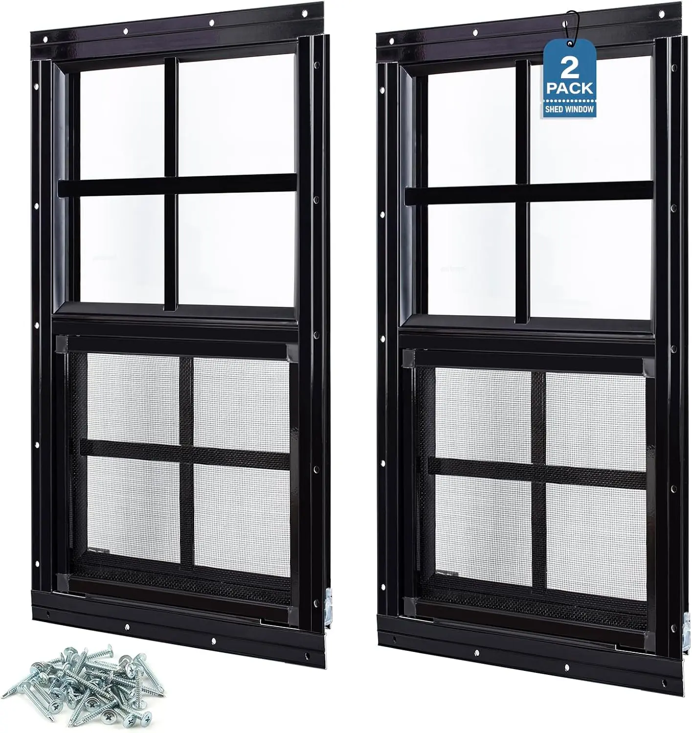 Melkus 2 Pack Shed Windows 18