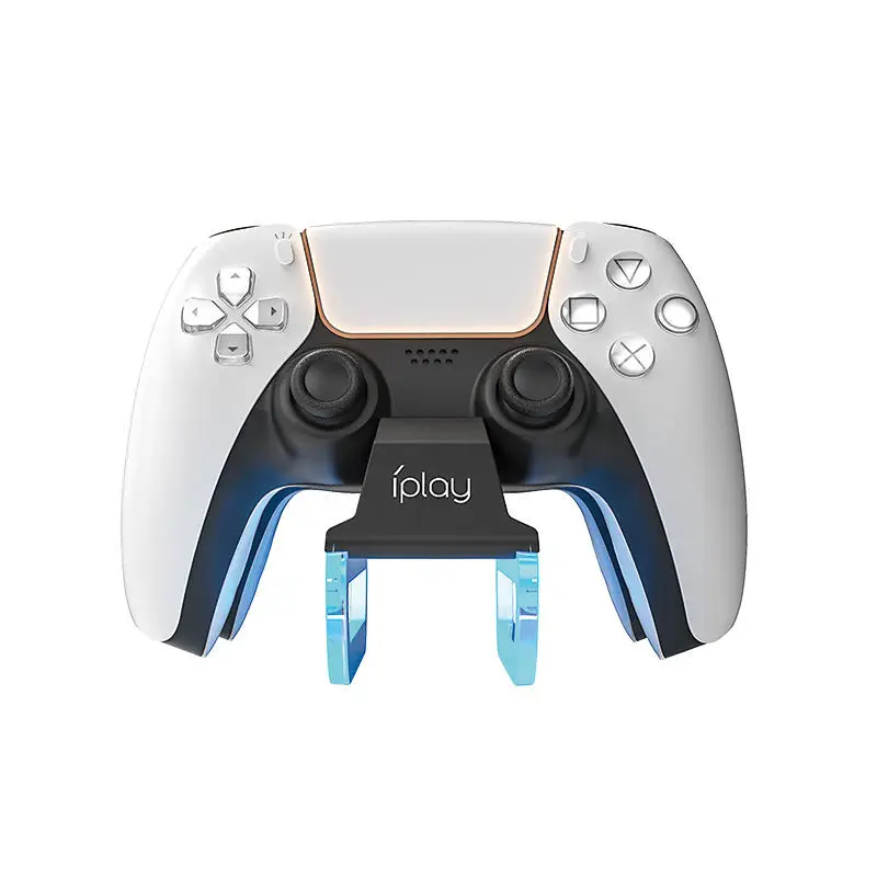 Supporto di ricarica per controller PS5 DualSense Edge, docking station per sostituzione Playstation 5 con luce LED blu