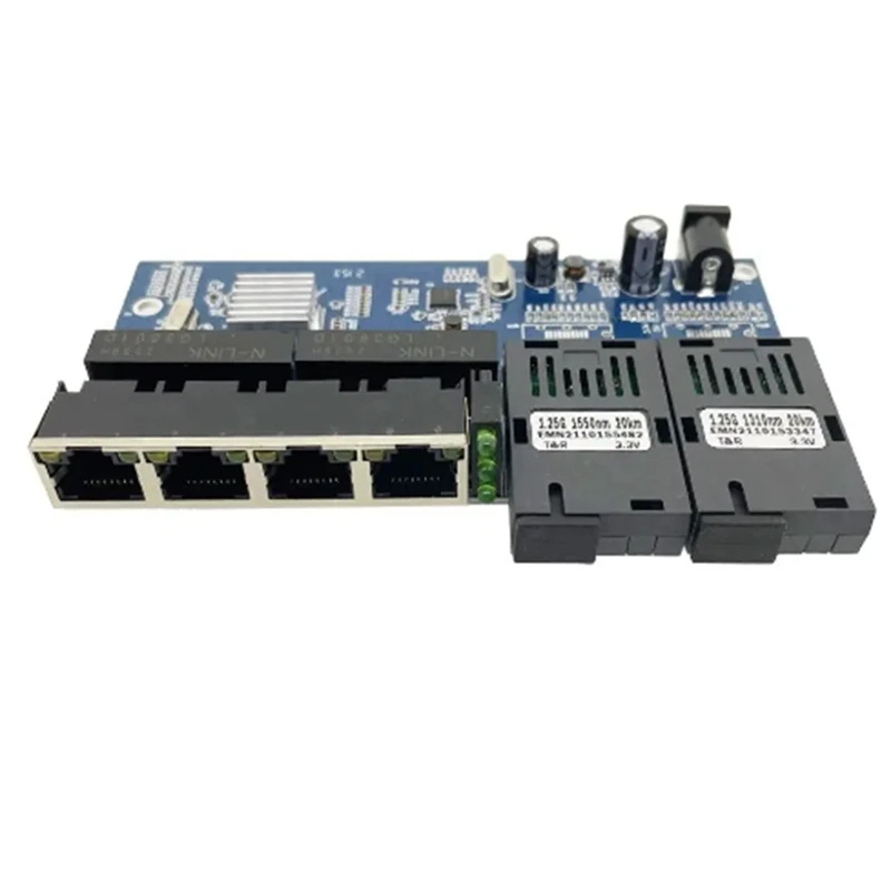 Conversor Of Optical Fiber Media Converter SC Konverter Fiber Optik Optical Converter Optical Transceiver Fibre Easy To Use