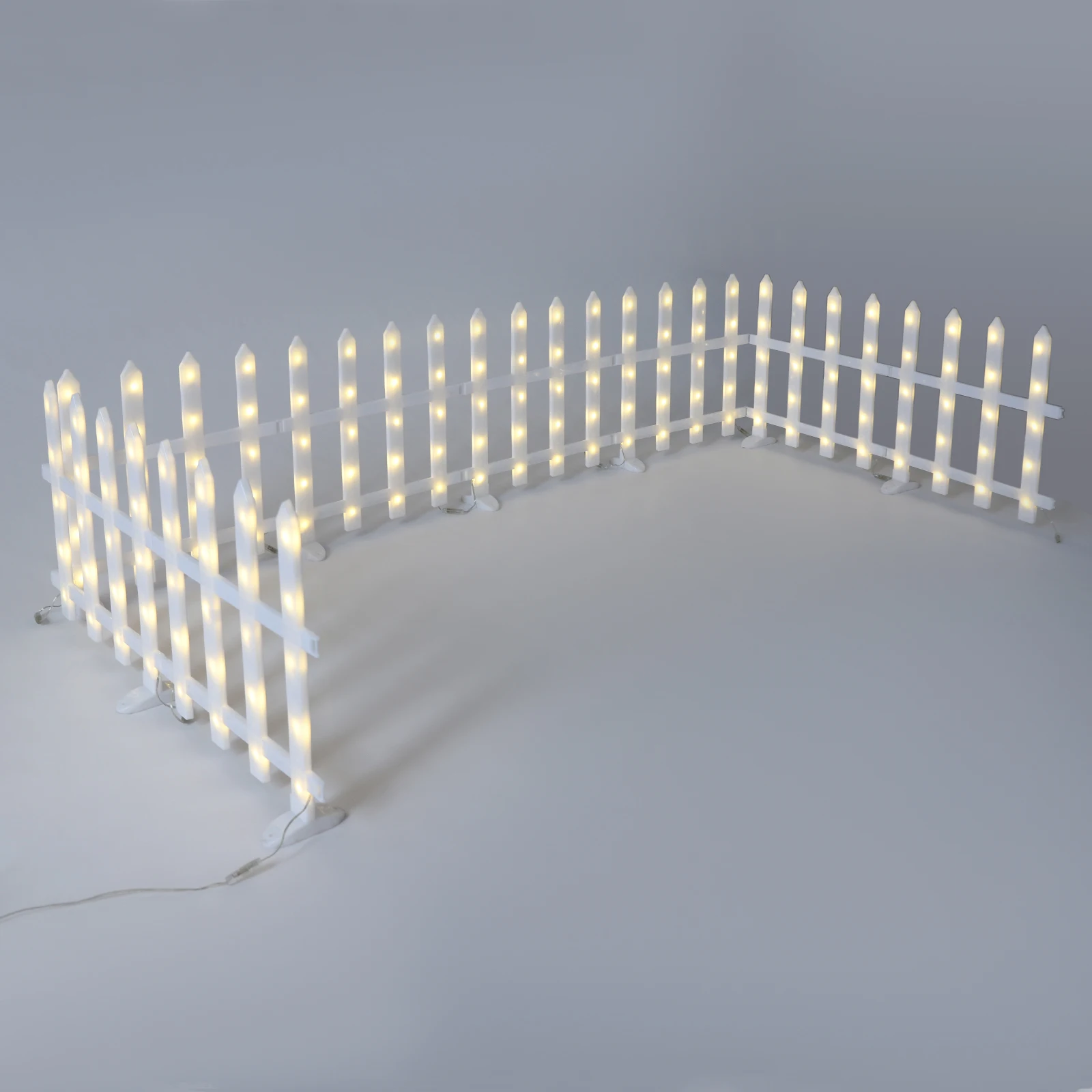 8 * Огни для забора 160 * Светодиоды Рождественские украшения Свет, Рождественские огни для забора, Декоративные огни для праздника белого цвета