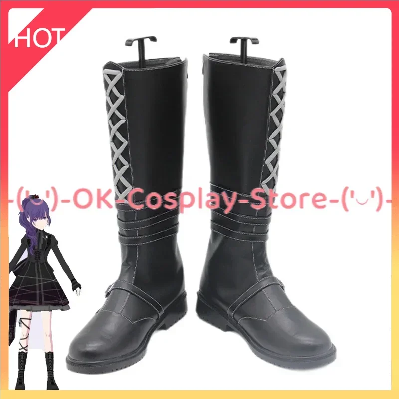 

Asahina Mafuyu Cosplay Shoes Halloween Carnival Boots PU Shoes Game Project Sekai Cosplay Props Custom Made