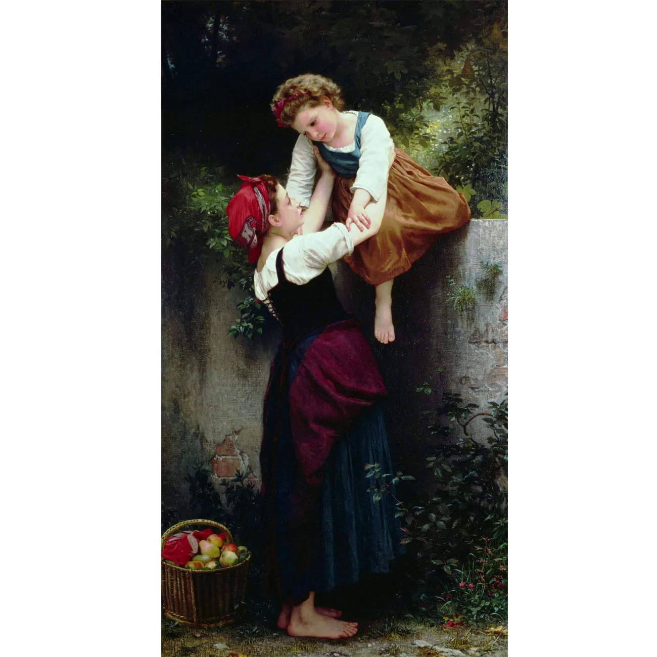 William-Adolphe Bouguereau artworks,Small marauding,Hand painted high quality reproduction,Academicism figure painting on canvas