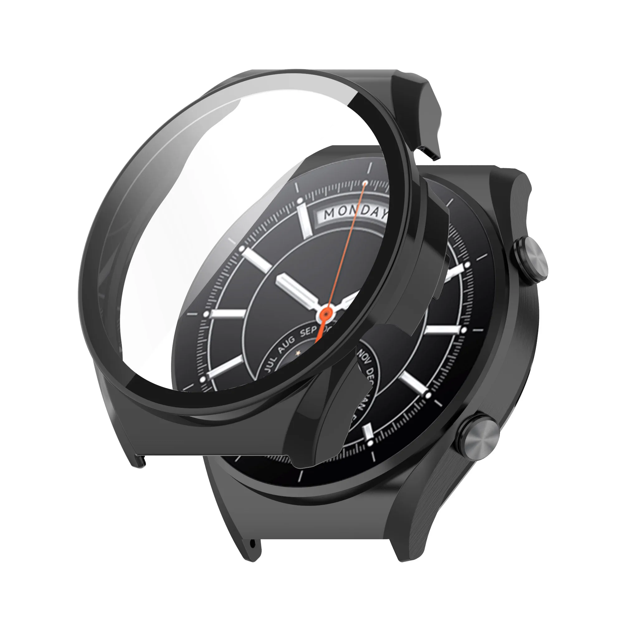 Screen Protector Cover For Xiaomi Watch S1 Cases PC Protective Shell With Tempered Glass Smartwatch Case For Xiaomi Mi Watch S1
