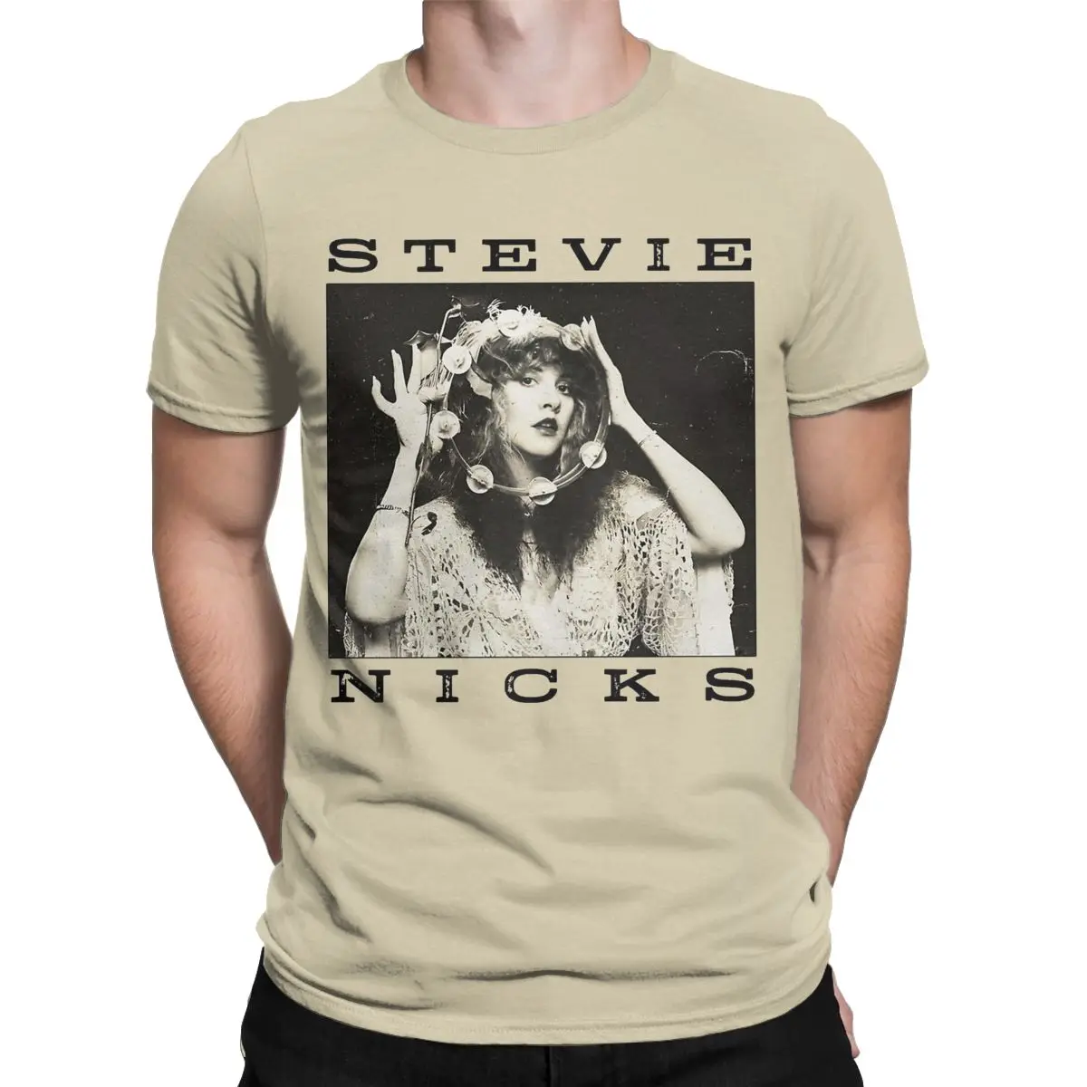 Stevie Nicks Belladonna Album T-Shirt Men Funny 100% Cotton Tee Shirt Round Collar Short Sleeve T Shirt Plus Size Tops