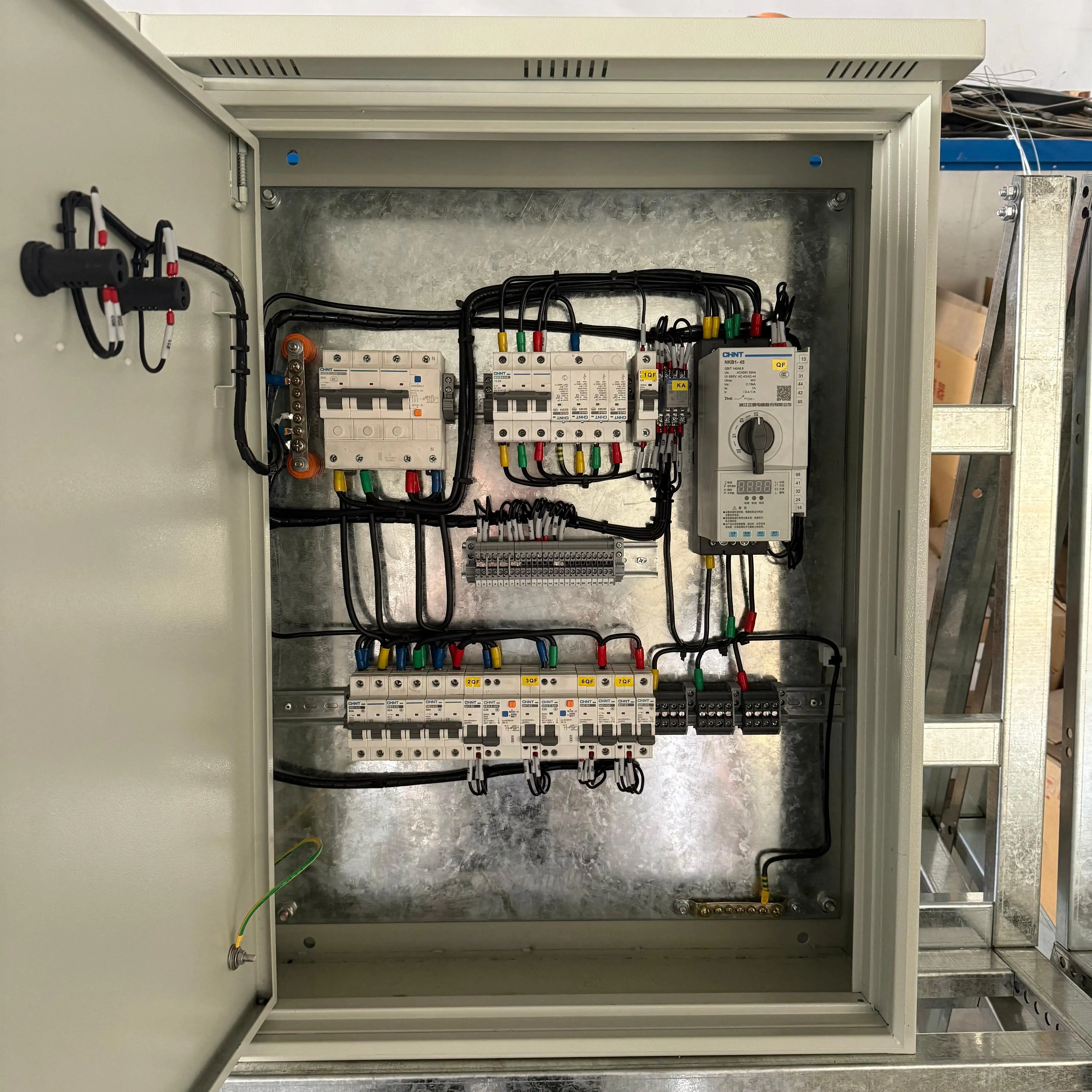 Custom Double Layer Low Voltage Distribution Box Weatherproof Electrical Enclosure with Window IP65 Control Panel Board - view 5