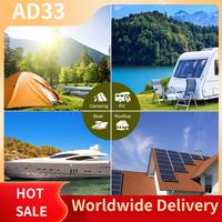 Top Deals 50W Solar Panel 18V Solar Cells Bank Connector Cover With Solar Controller IP65 For Phone Car RV Boat Charger