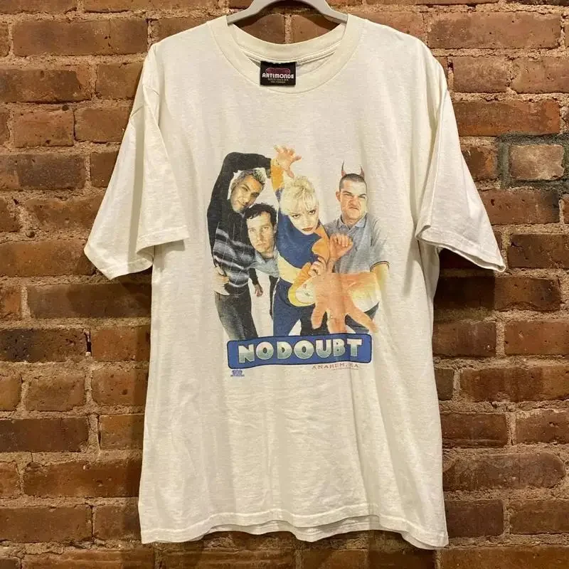 Vintage 1996 No Doubt Tragic Kingdom T Shirt Reprint Kh4843