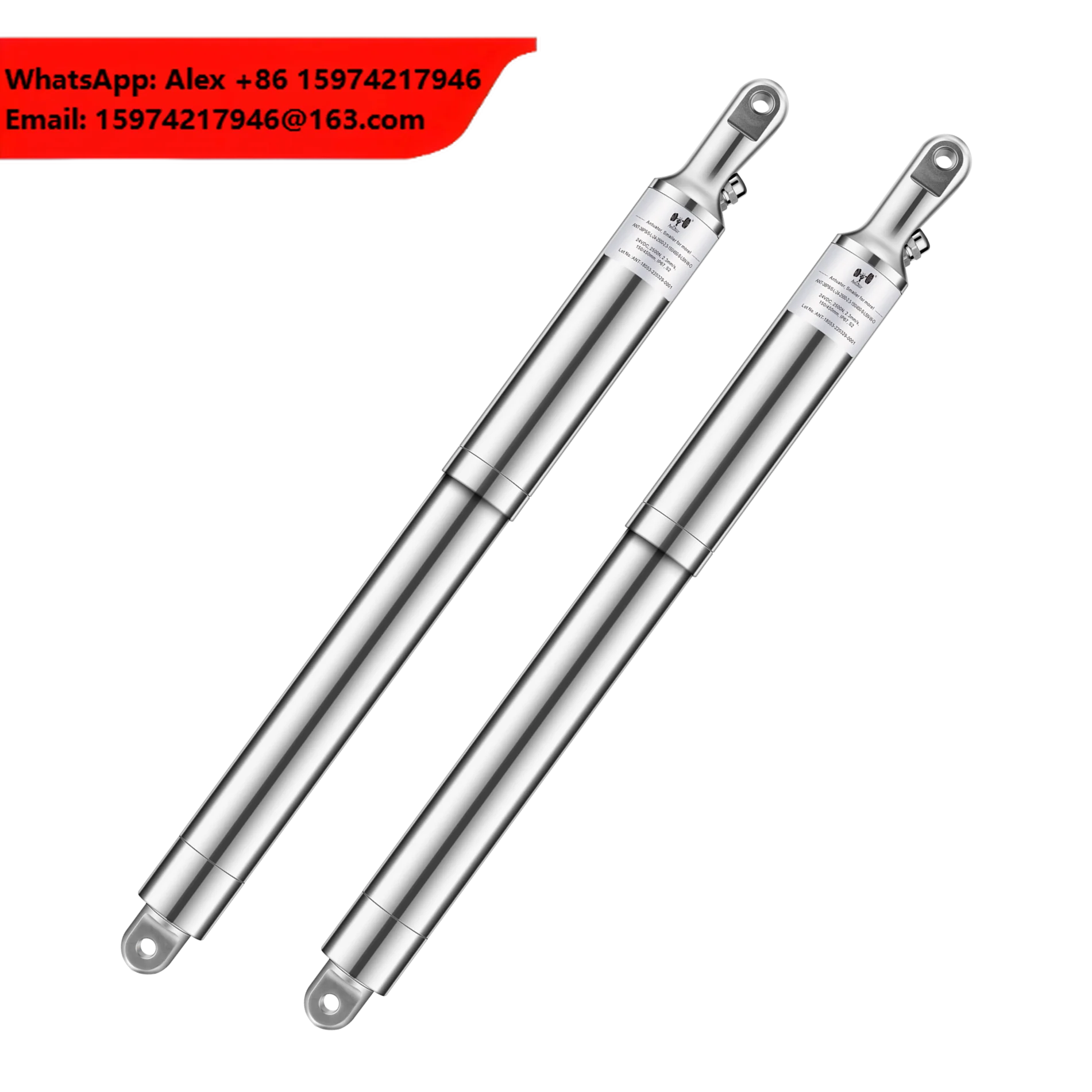 Adjustable Linear Actuator For Solar Energy Tracker Systems