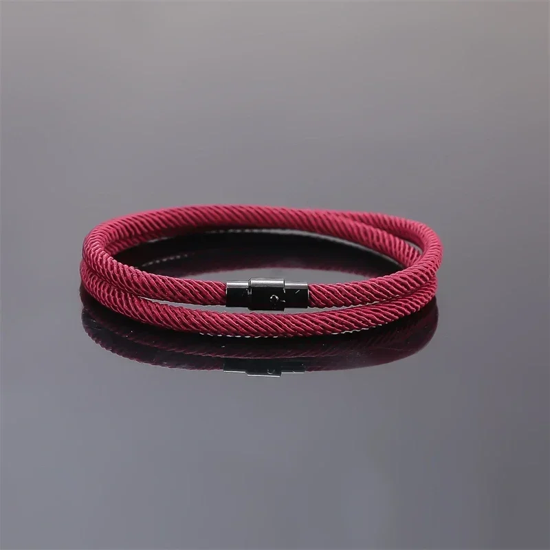 Double Layered Good Luck Red Thread Bracelet Men Women Romantic Couple Braclet Yoga Brazalete Friendship Braslet Pulsera