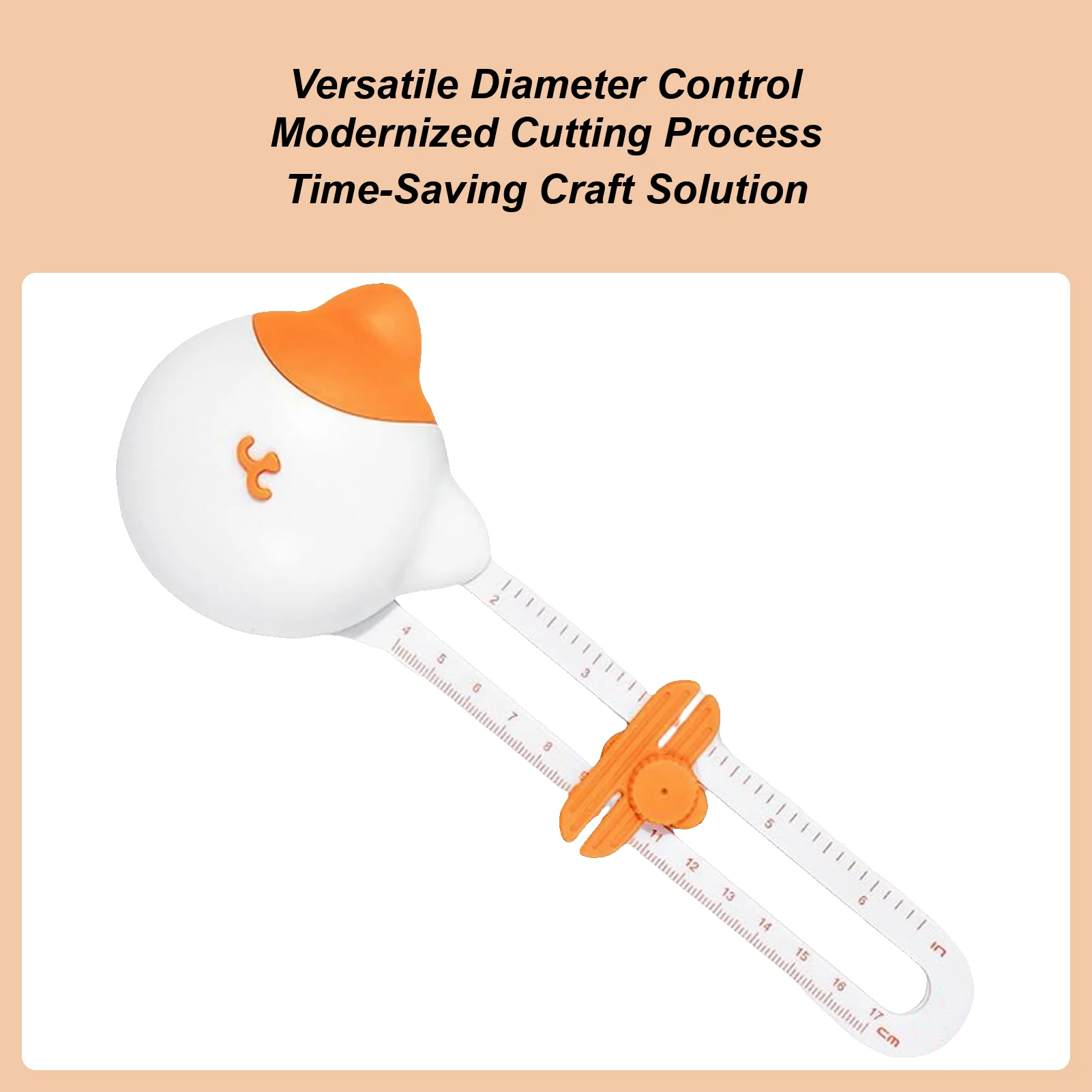 

Круглый резак для бумаги, режущий инструмент в форме кошки с регулируемым диаметром, триммер для изготовления рождественских открыток, резак для скрапбукинга, искусство