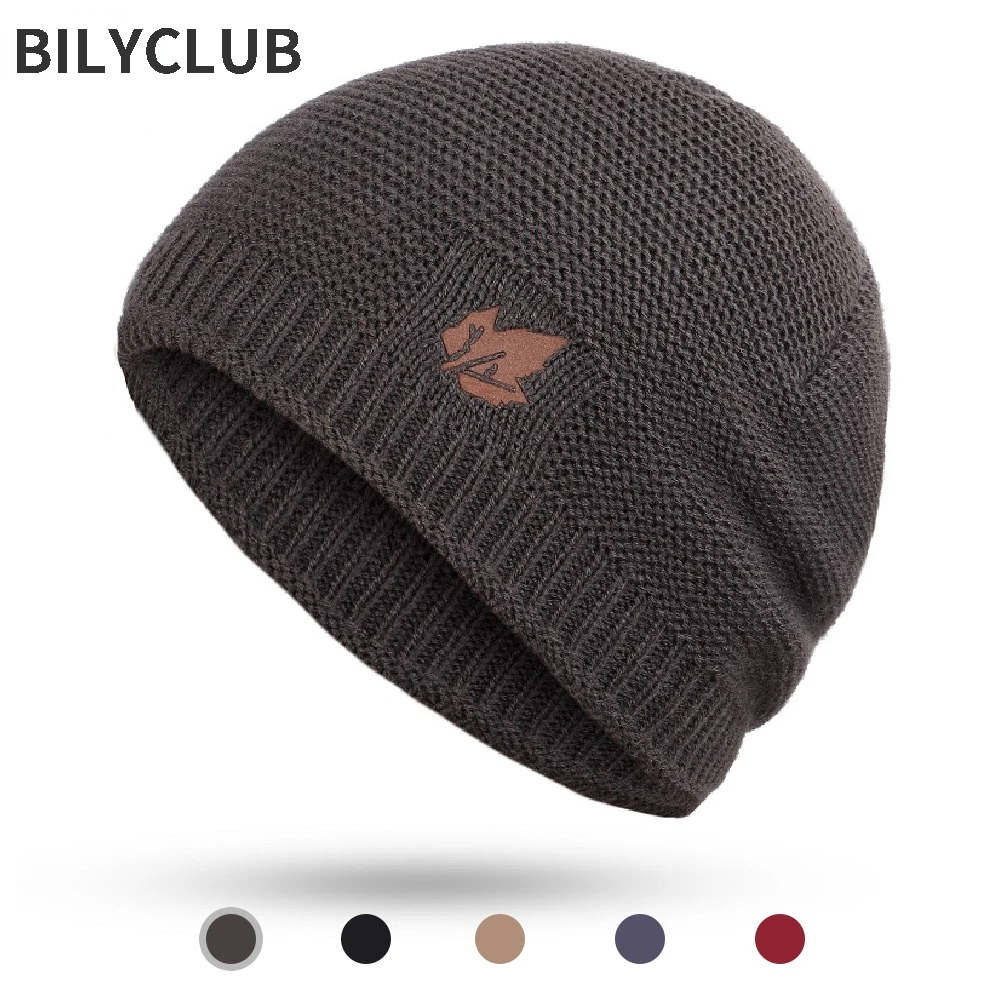 2024 New winter knit hats men's and women's outdoor warm thickening plus velvet loose  caps Skullies brand winter ski male bone