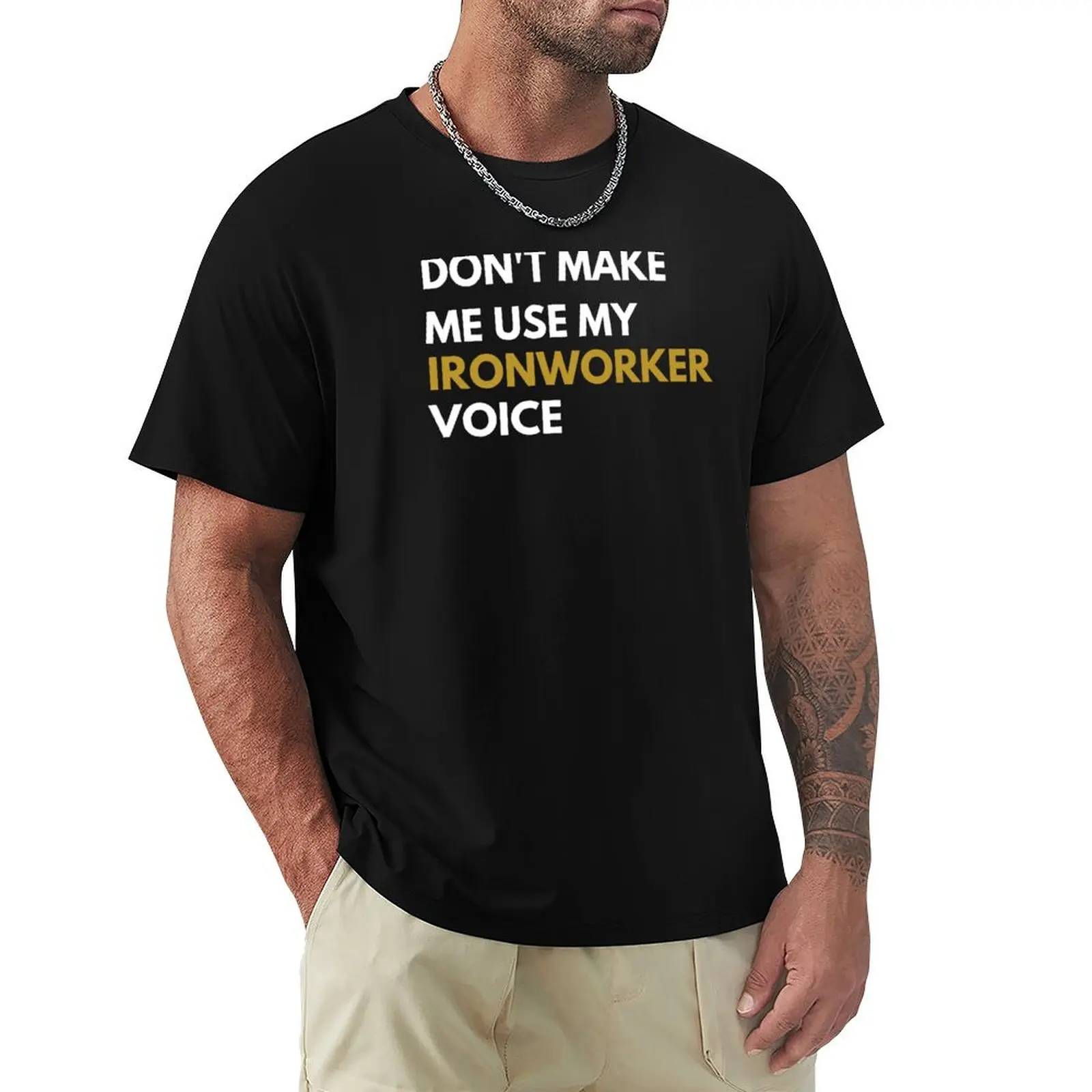 Ironworker T-Shirt shirts graphic graphic tee shirt outfits for men