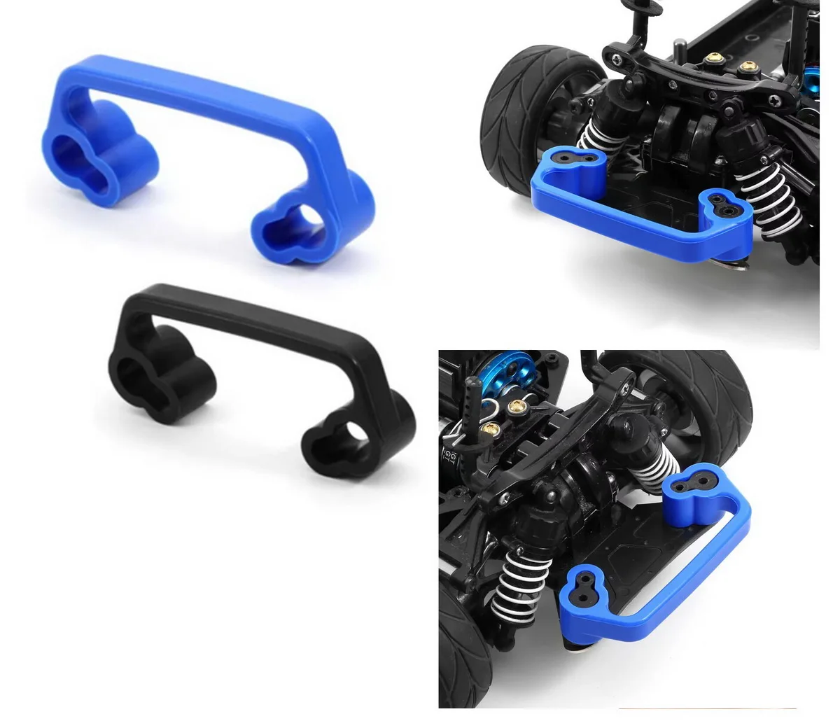 1Pcs Base Handle Rear Bumper Handle for TAMIYA TT01 TT02 TT0-2 1/10 RC Car Upgrade Accessory