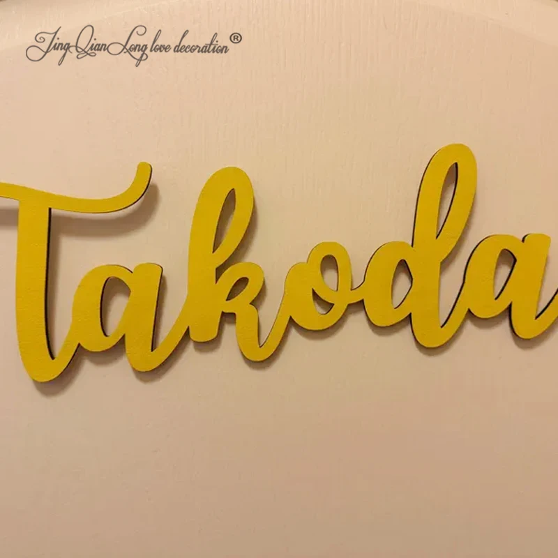 Wooden Name Sign Baby Name Sign Nursery Name Sign Custom Name Sign Wooden Letters Wood Name Sign Wall Name Sign Baby Name Cutout
