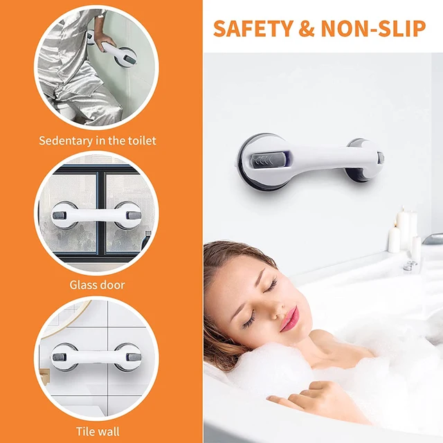 New Shower Handle Grab Bars Ultra Grip 2