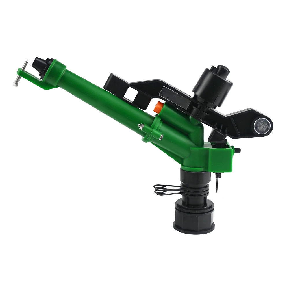 1.5inch Rocker Impact Sprinkler Adjustable Long Spray Distance Sprinkler Gun Farm Agriculture Lawn Irrigation Watering