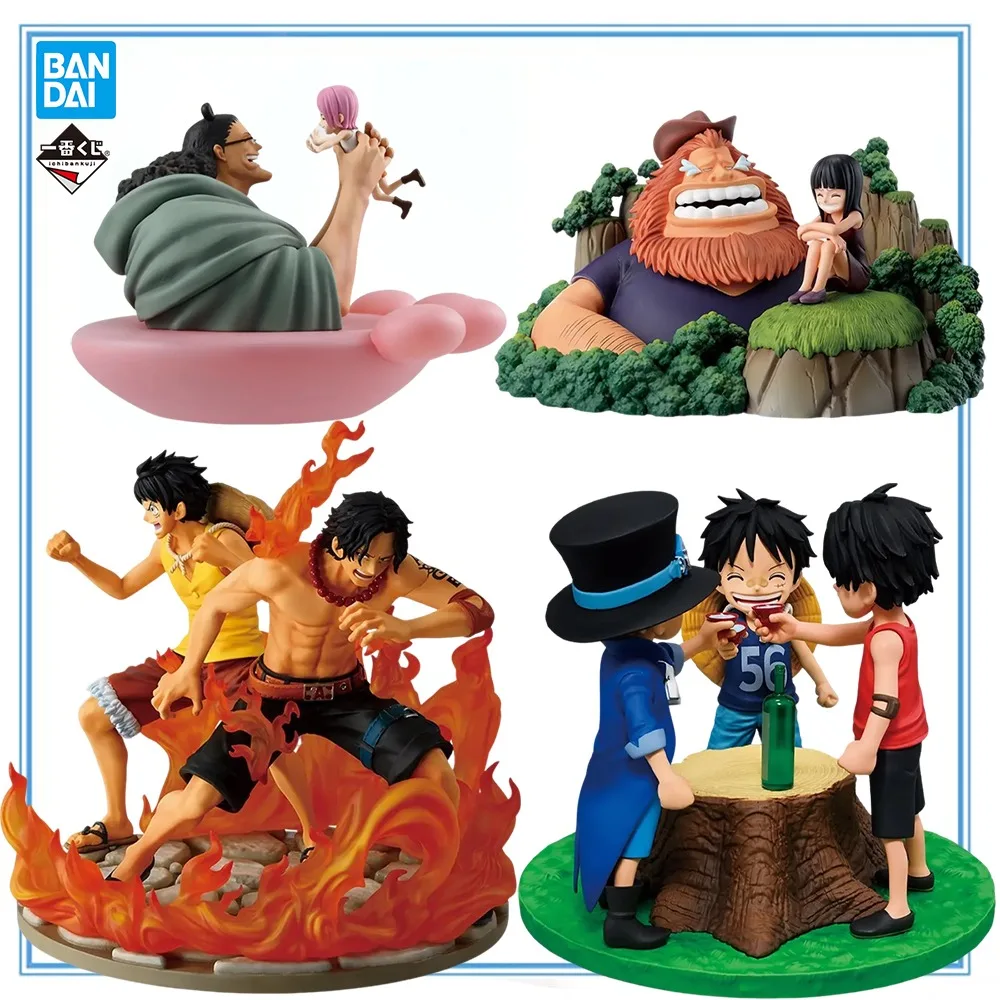 

100% Original in Stock Bandai Spirits Ichiban Kuji Monkey D. Luffy Portgas D. Ace Sabo Bartholomew Kuma Jewelry Bonney NicoRobin