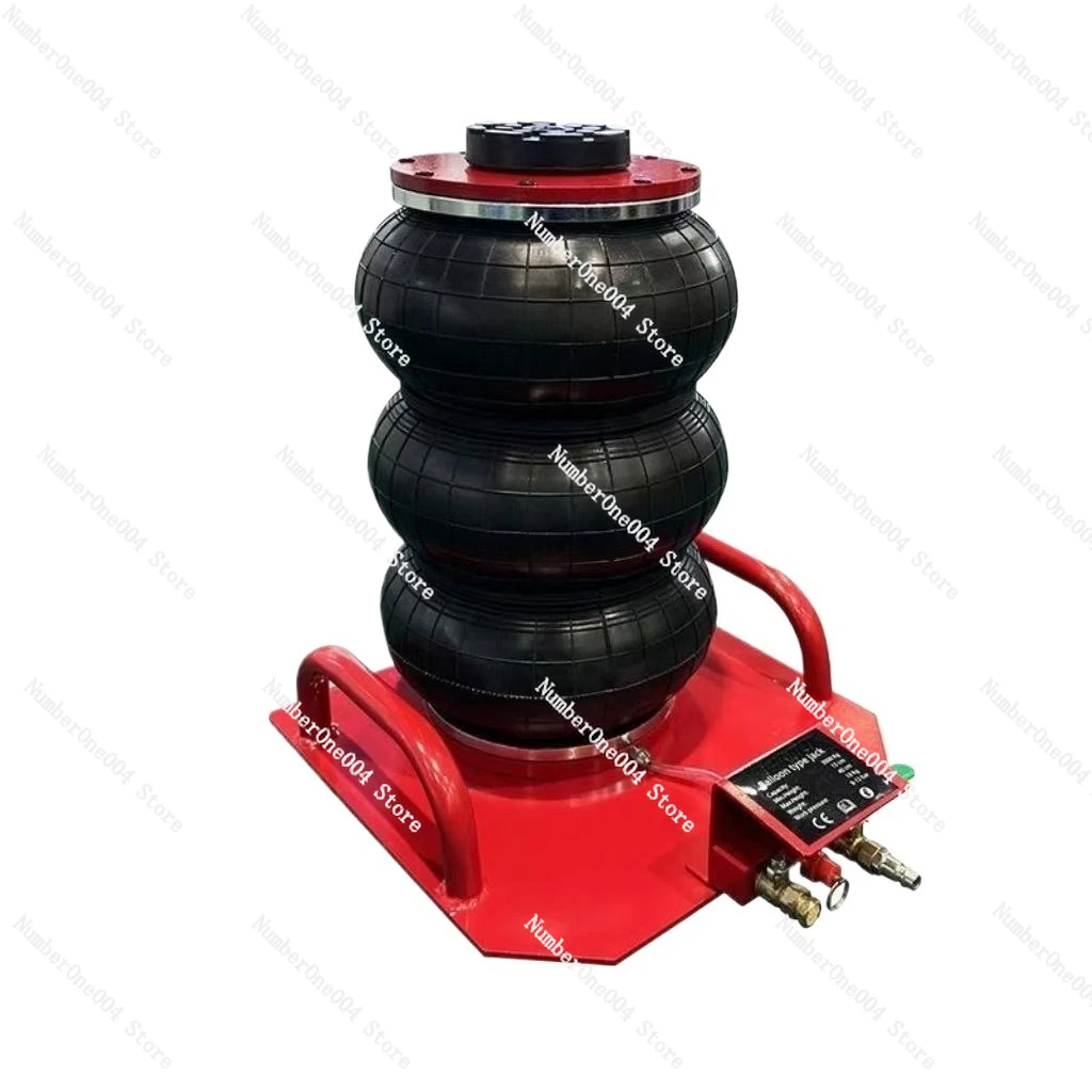 3 Tons Pneumatic Car Jack Triple-bag Air Jack Hand-end Type Car Lifting Equipment Garage Repair Shop Car Jack