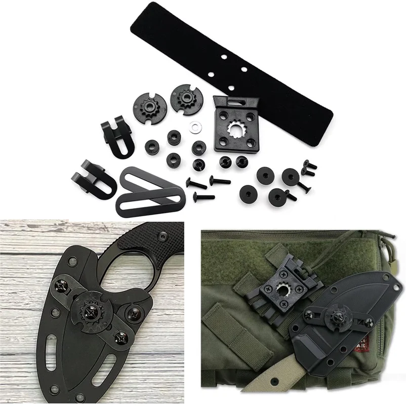 CNC UltiLink Rapid Attachment Modular Linking System For Knife Sheath KYDEX Scabbard MOLLE Gear Buckle Backpacks DIY Accessory